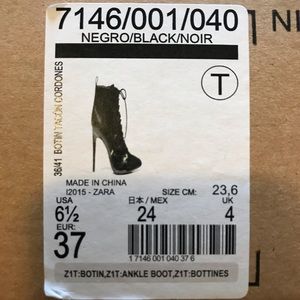 Zara Shoes - Zara ankle lace boots Zara Shoes - Zara ankle lace boots